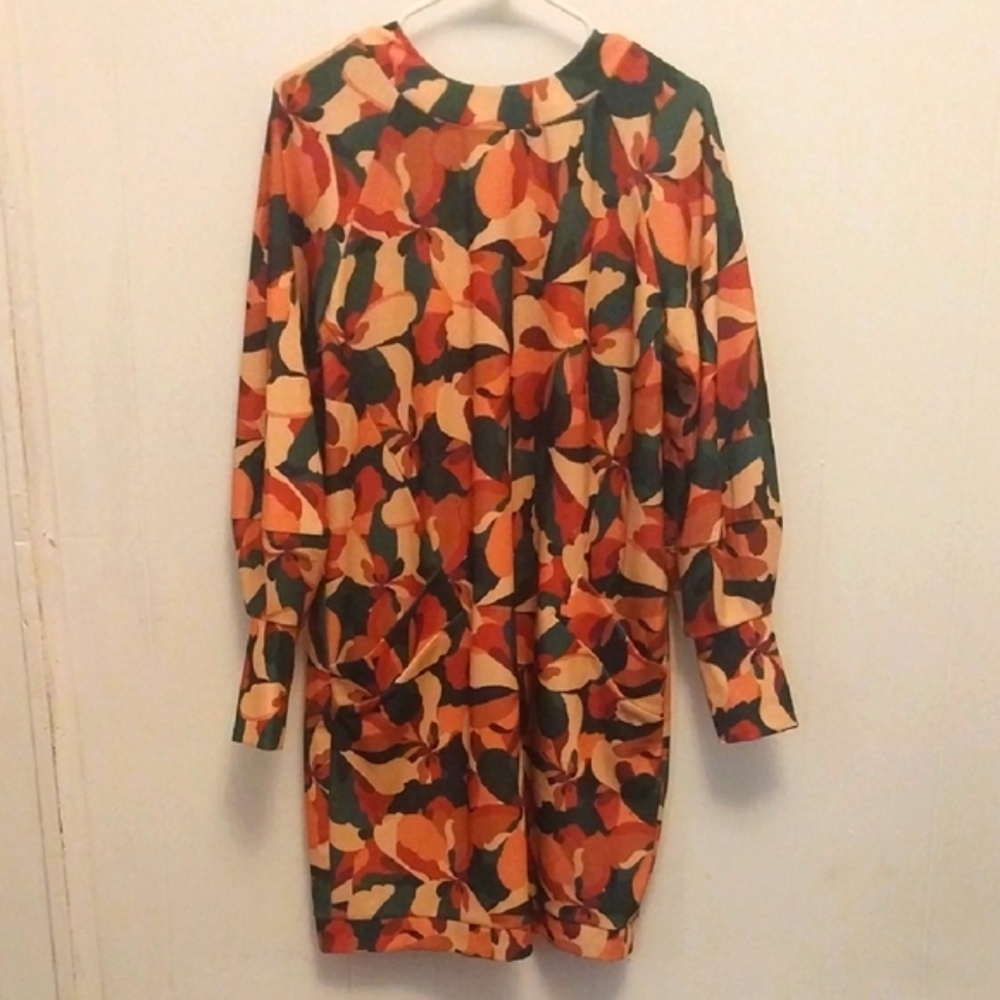 Alexia Admor Pink and Black Sheath Dress with Crew Neck